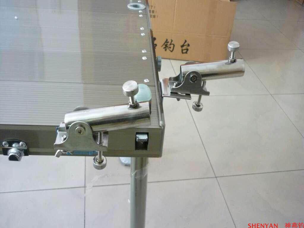 神燕钓台配件 万向炮台座 插式不锈钢炮台架 插片宽35MM 42MM选图片