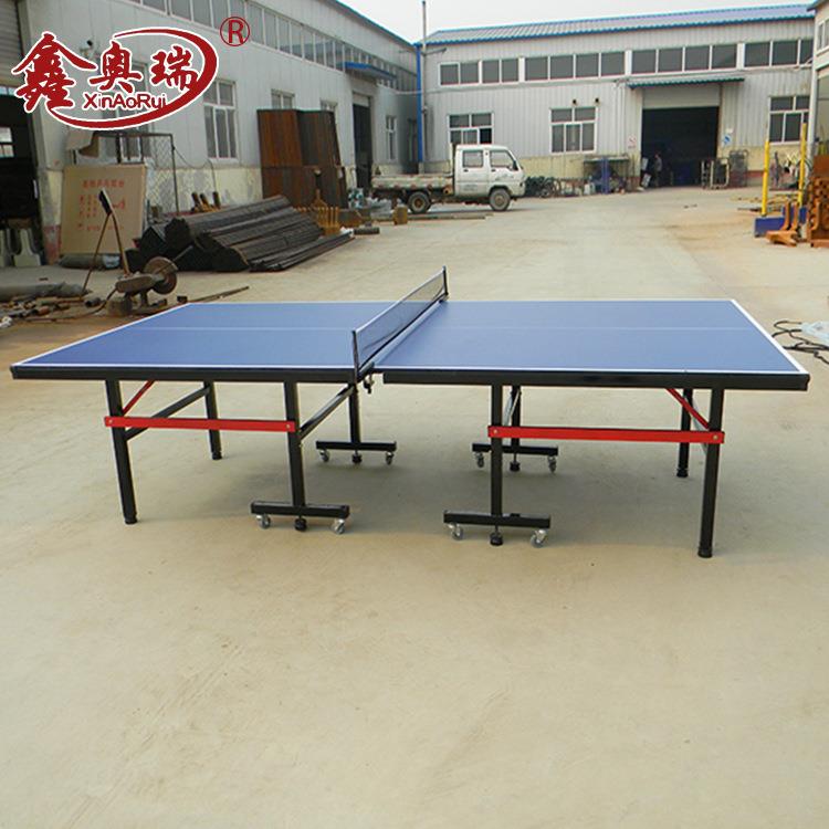加工定制室内乒乓球台折叠式有轮乒乓桌可移动乒乓球台