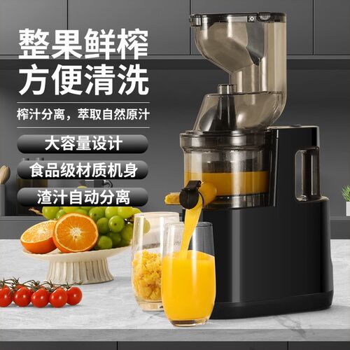 榨汁机汁渣分离家用大口径多功能原汁机果蔬N冰淇淋商用全自动炸