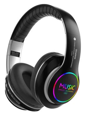 2021新款VJ033无线运动蓝牙耳机头戴式 金属蓝牙5.0耳机百货