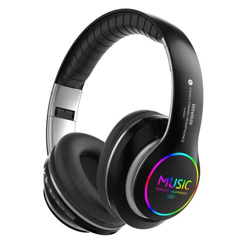 2021新款VJ033无线运动蓝牙耳机头戴式 金属蓝牙5.0耳机百货