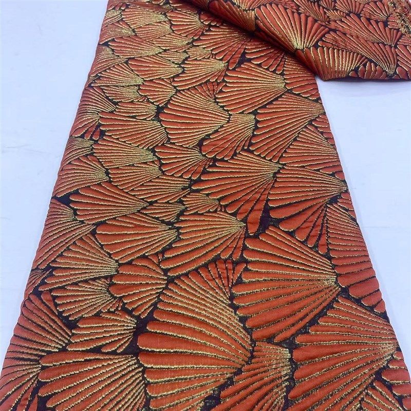 非洲高品质简约款提花面料精致女装连衣裙旗袍面料