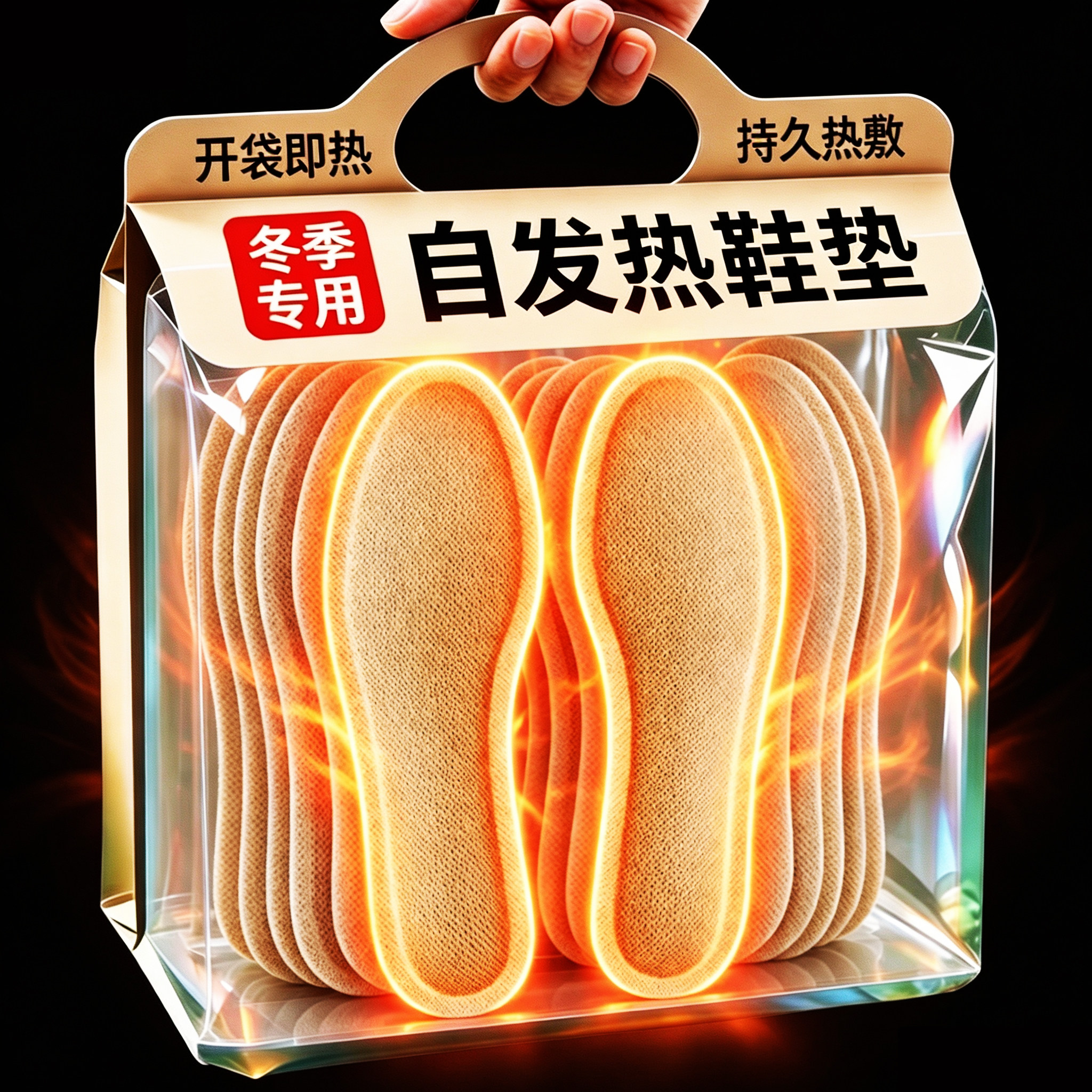 自发热发热鞋垫冬季出行