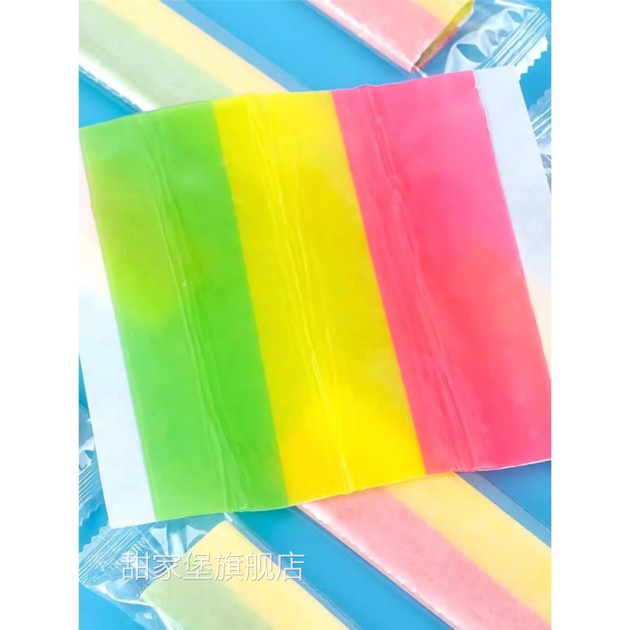 冰脆果卷软糖脆皮冰淇淋手工diy秒变夹心雪糕脆皮糖冰翠果卷软糖