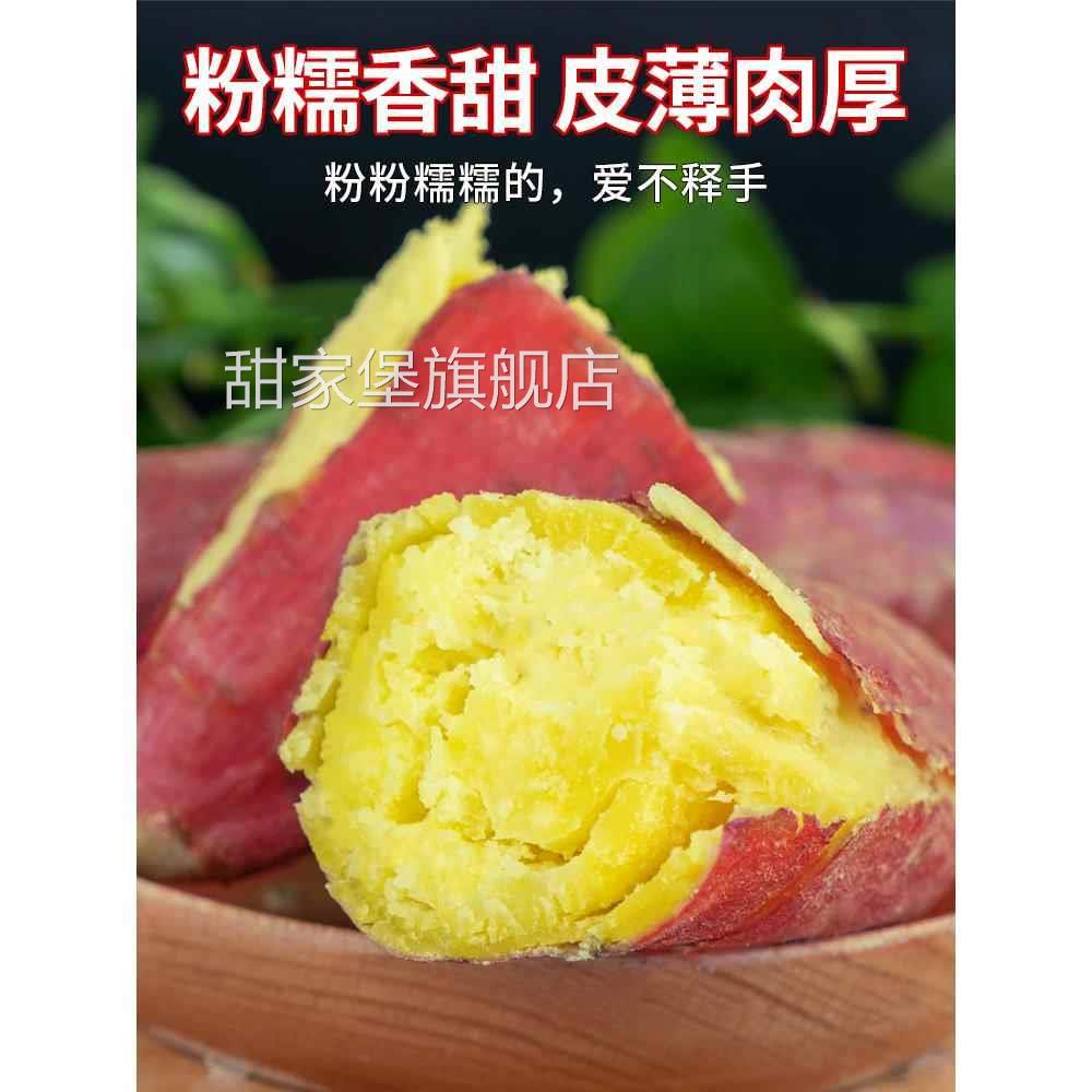 红薯新鲜沙地蜜薯板栗红薯糖心地瓜香薯山芋农家自种现挖红皮黄心