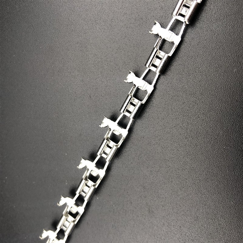 4.8旗型直连弯头插簧 187插片端子连绕旗形接线端子5000只