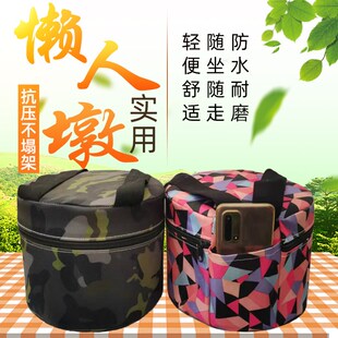 随身懒人农用泡沫凳子大棚专用挖蒜墩采茶摘草莓花生移动绑屁股墩