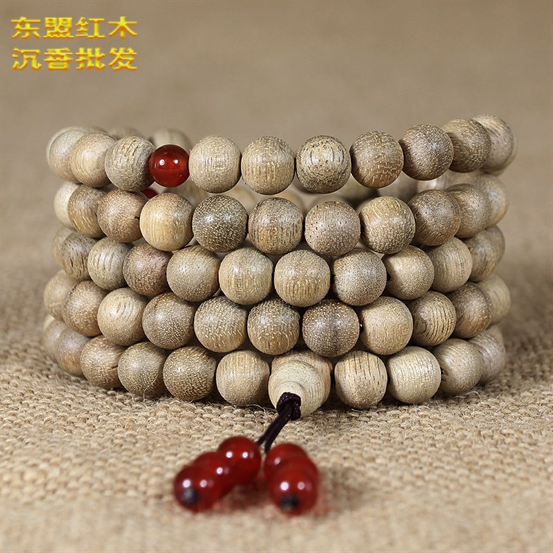 CX218 正产区沉香 加里曼丹沉香佛珠108颗念珠男女款藏式佛珠