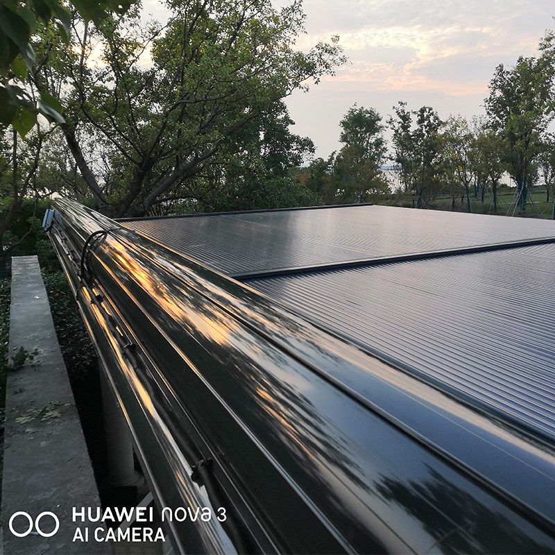 阳光房庭院户外电动铝合金天幕遮阳棚隔热轨道顶帘金属防晒卷帘蓬,全屋定制,铝合金窗,淘宝优惠券,粉丝福利购,淘宝优惠卷