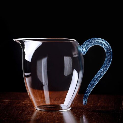 公道杯高硼硅耐热玻璃过滤公道杯家用分茶器茶道杯匀杯茶具配件