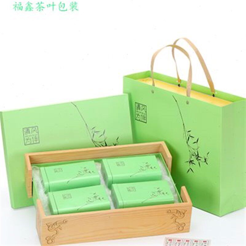 崂山日照绿茶包装盒空礼盒白茶碧螺春毛尖通用茶叶礼盒装空盒定制