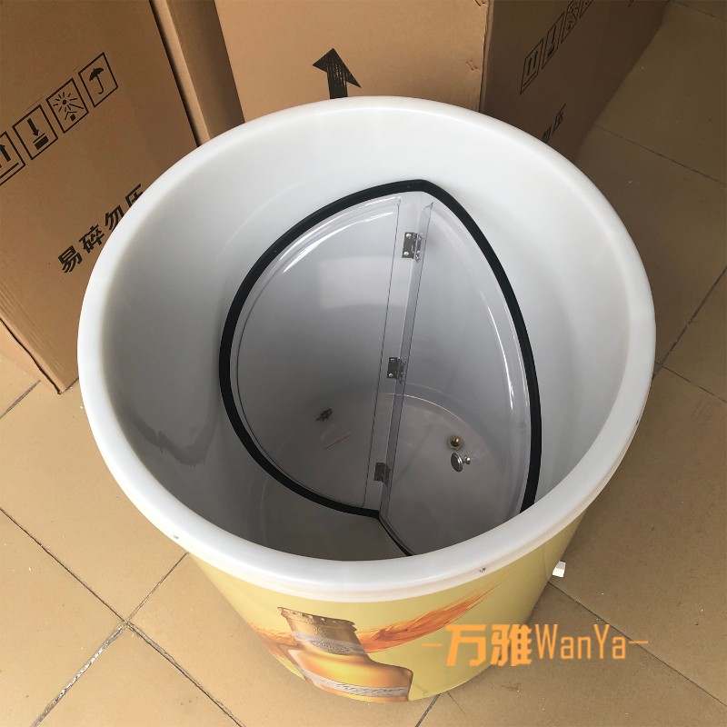 120 大容量定制冰桶 广告宣传 展示饮料 圆形啤酒促销 冰块保温桶