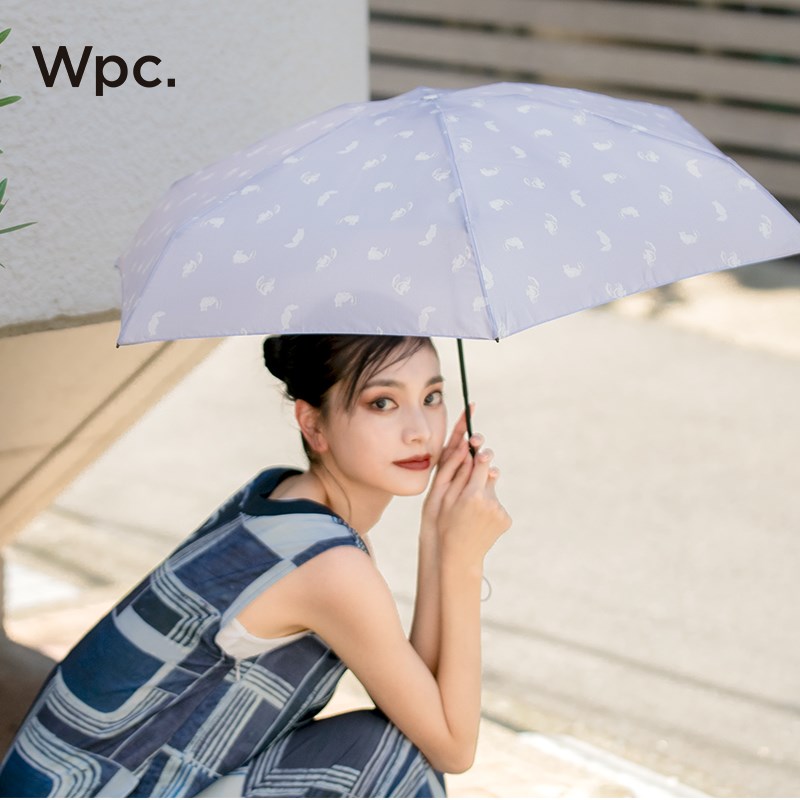 Wpc.羽毛伞小清新五折迷你雨伞晴雨两用小巧轻量六折伞bby伞