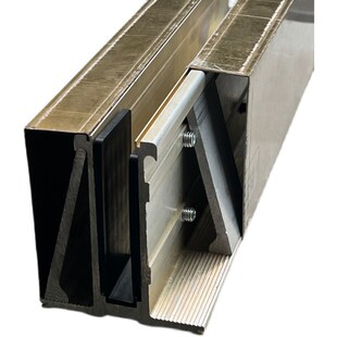 楼梯玻璃扶手铝合金阳台护栏卡槽扶手无框复式别墅楼梯