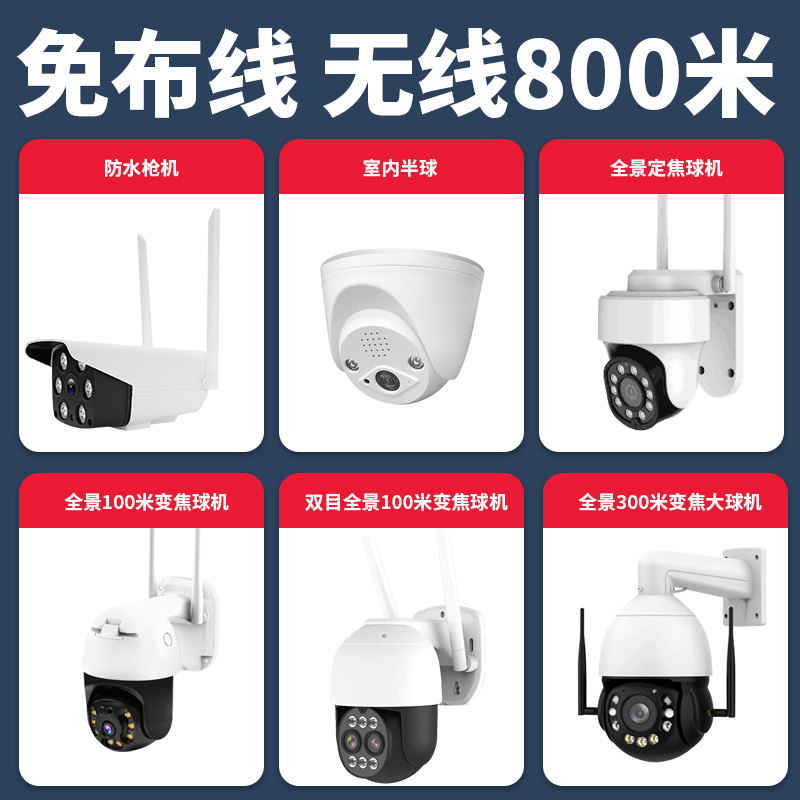 设备装全彩夜视摄像头全景球形跟踪报警度