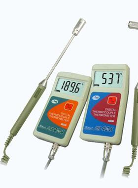 仪器手持式数字温度计JM424M表面直头K型热电偶温度计