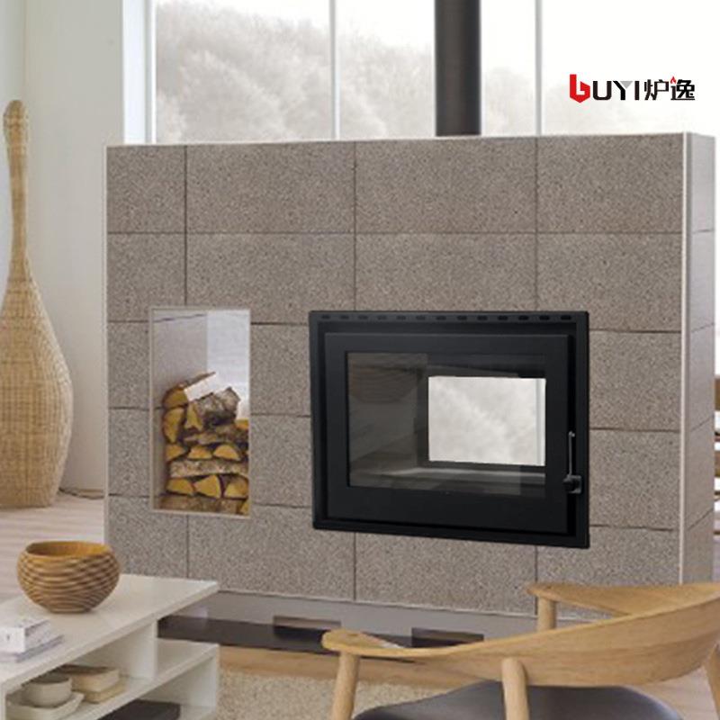 跨境欧洲碳钢真火燃木柴火壁炉家用民宿别墅客厅采暖器取暖炉户外