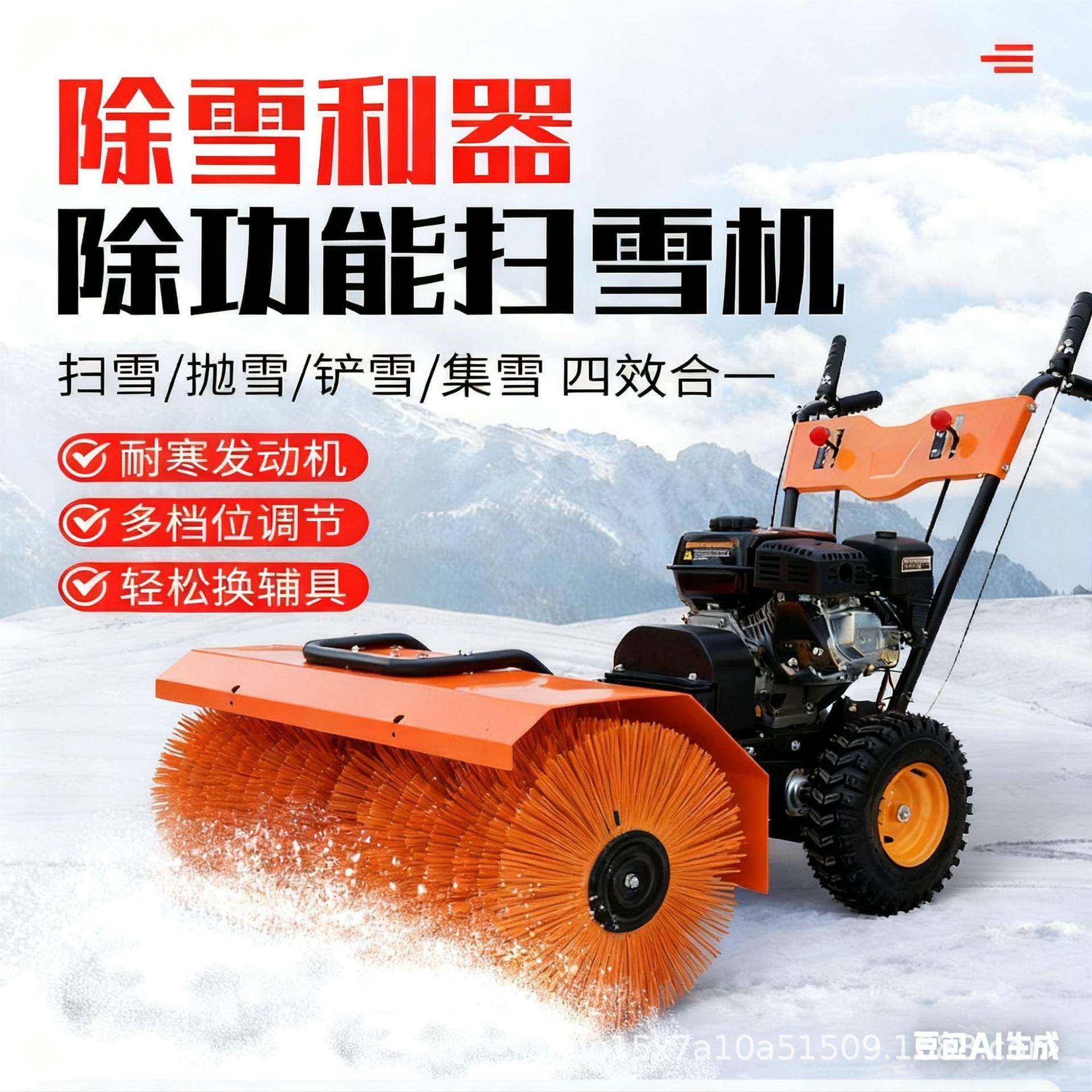 扫雪机清雪机手推式小型除雪设备多功能道路小区物业铲雪车抛雪车,五金/工具,环卫车/保洁车/清扫车,淘宝优惠券,粉丝福利购,淘宝优惠卷