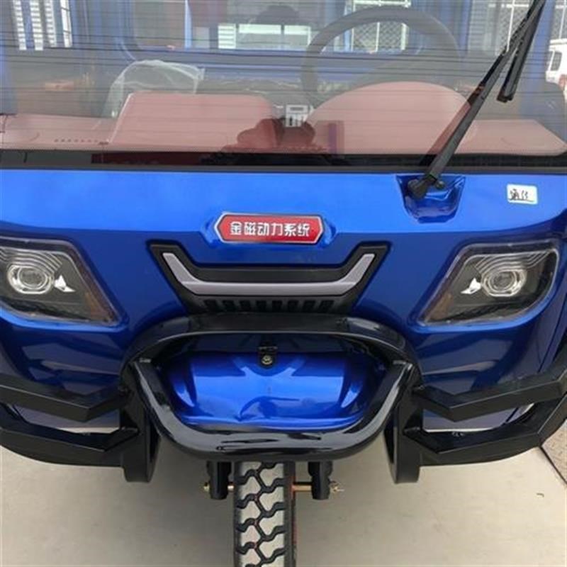 封闭电动三轮车半棚车前大灯总成四轮车大灯总成 骏卡大灯高亮度