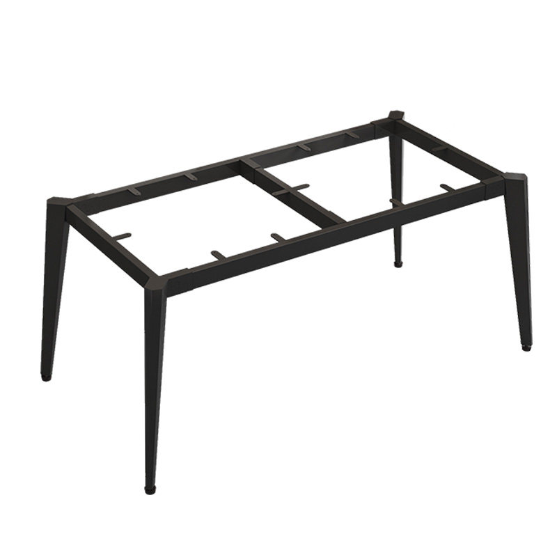 桌腿支架定制铁艺办公电脑会议桌脚锈钢茶几底座台岩板餐桌架子