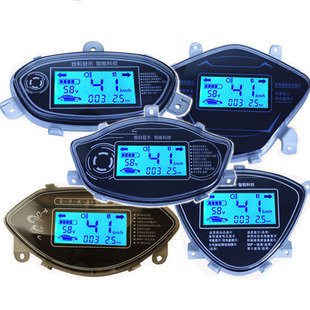 正控相速電瓶車儀表盤通用 立馬電動車配件大全儀表總成顯示屏改裝