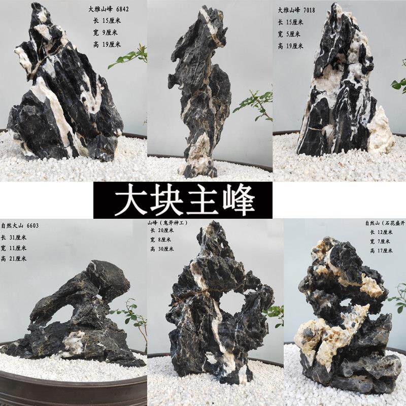 酸洗青龙石 造景石 鱼缸造景石头水陆草生态鱼缸造景盆景假山装饰