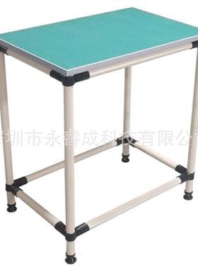 精益管电商打包台仓库工作桌快递包装台产品复核台防静电线棒