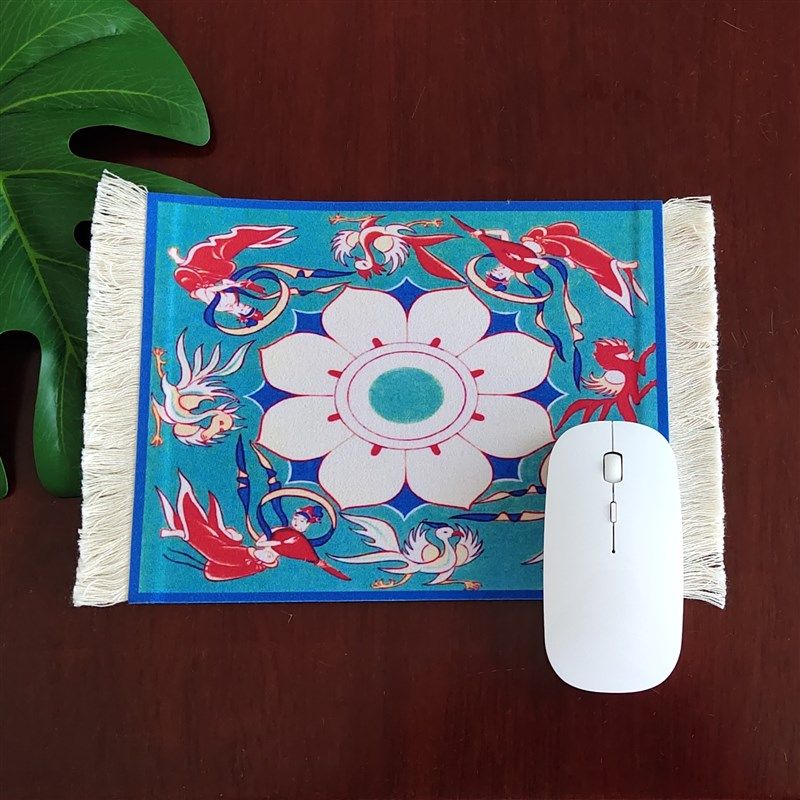 敦煌藻井滑鼠垫莫高窟壁画餐垫茶杯垫复古反弹隔热杯垫旅游纪念品,节庆用品/礼品,文化创意杯垫/餐垫,淘宝优惠券,粉丝福利购,淘宝优惠卷