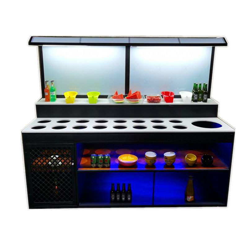 工业风自助火锅店串串香调料台海底捞蘸料柜酱料柜调味台料台商用