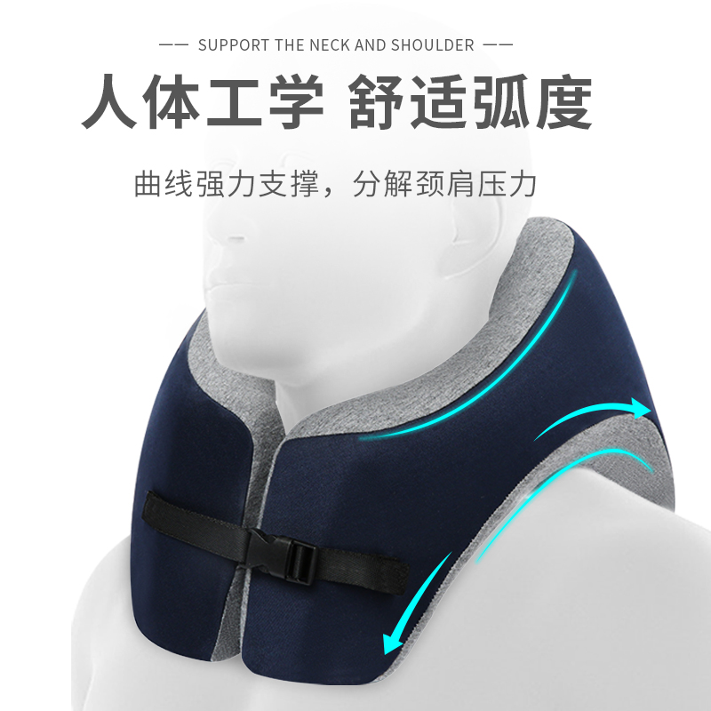 办公室午睡枕叭着桌子睡觉神器多功能学生U型午休枕头午觉趴趴枕