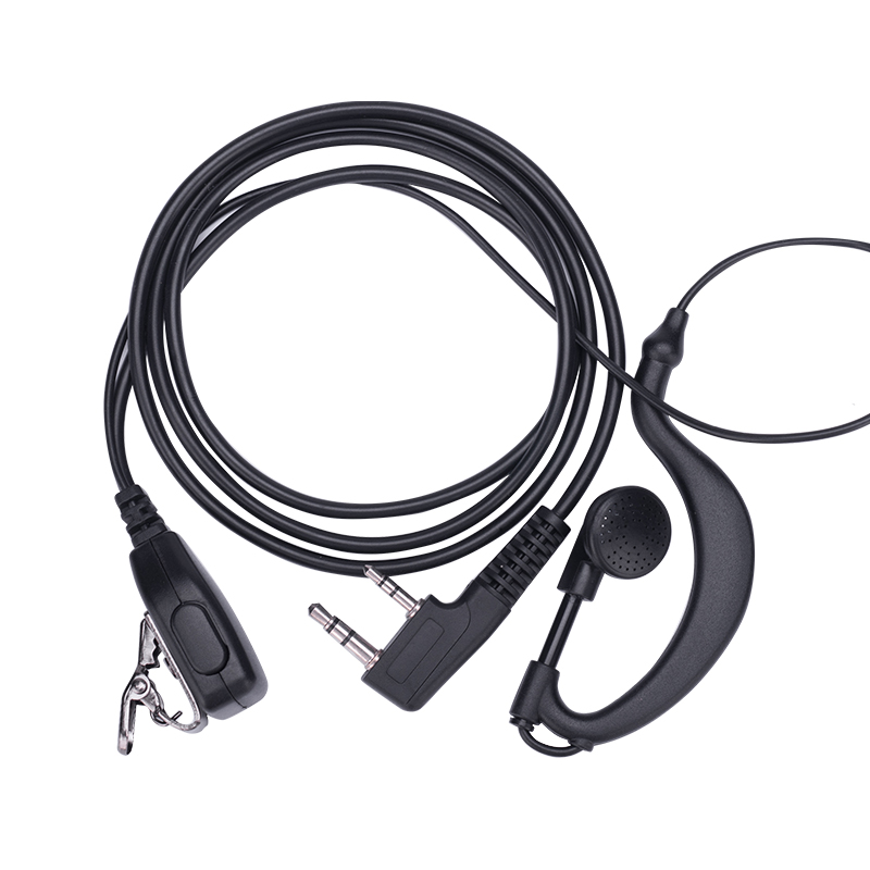 对讲讲机耳机耳麦对讲电话机耳机线通用型耳塞式耳挂K头M头Y单孔T