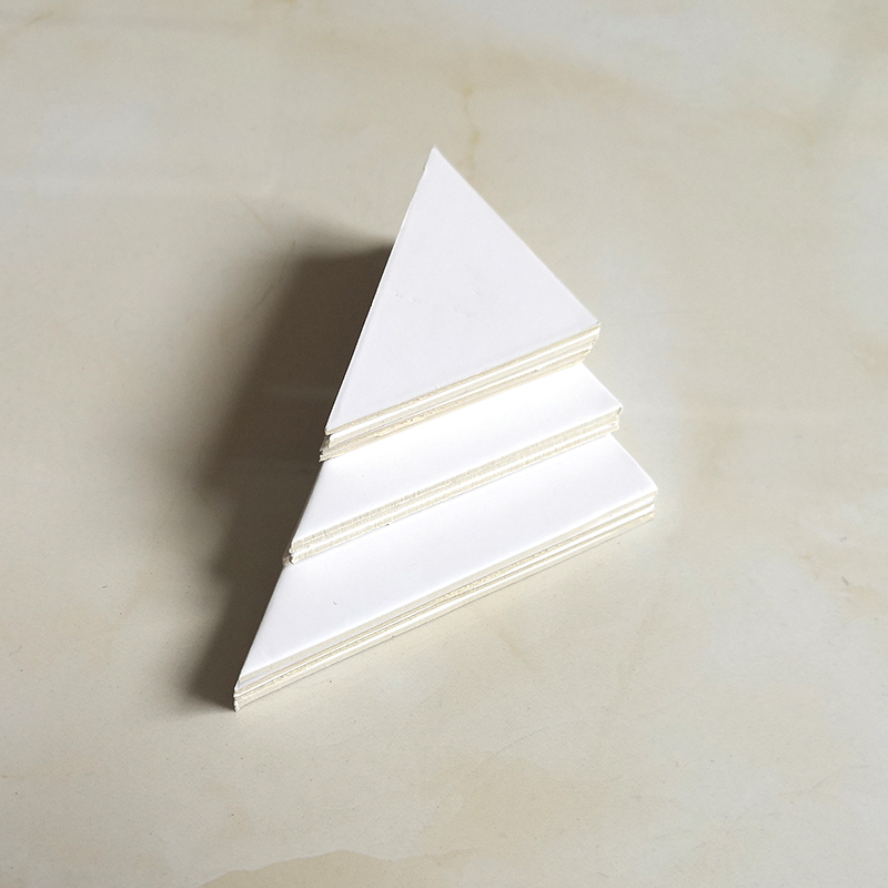 1mm白色凭证装订垫角垫脚夹条会计凭证垫片财务装订三角凭证垫片