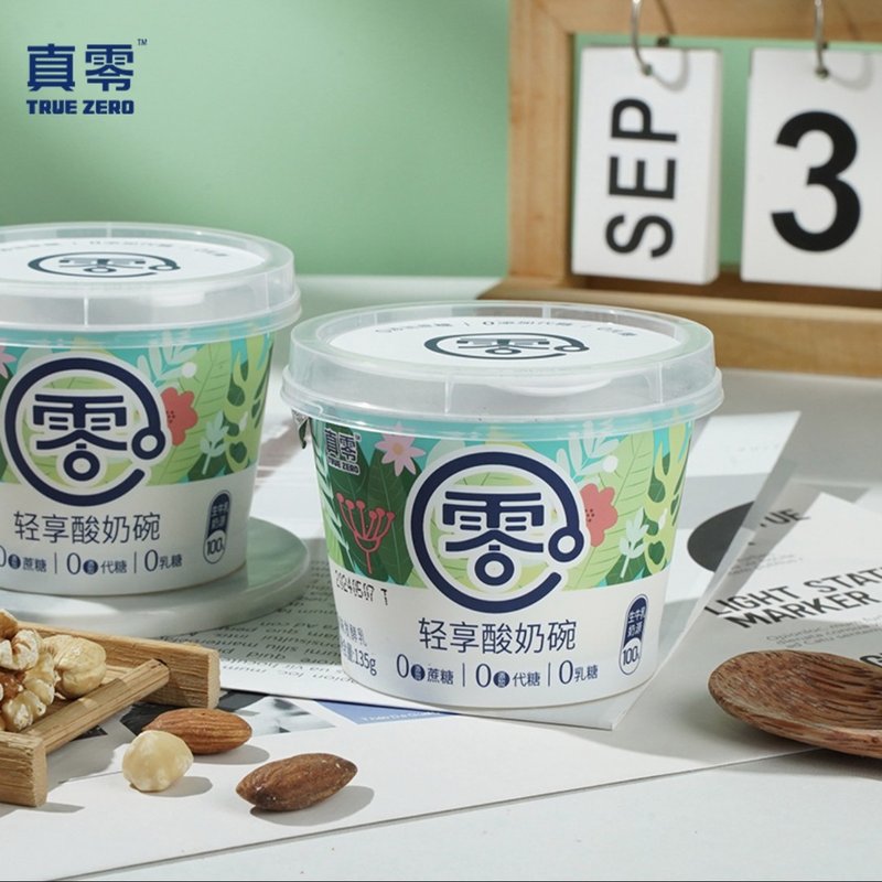 真零酸奶135g 零添加蔗糖低温风味酸奶D