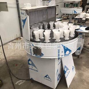 小型玻璃瓶洗瓶机半自动酒瓶清洗机械回转式电动冲瓶机