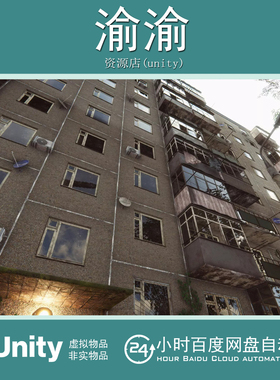 Unity Post-Soviet World HDRP/URP 1.1 末日后苏联建筑城市场景