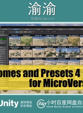 Unity Biomes and Presets 4 for MicroVerse 4.12.0