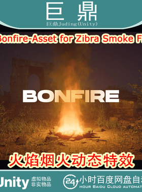 Unity Bonfire-Asset for Zibra Smoke Fire 1.0.0火焰烟火特效