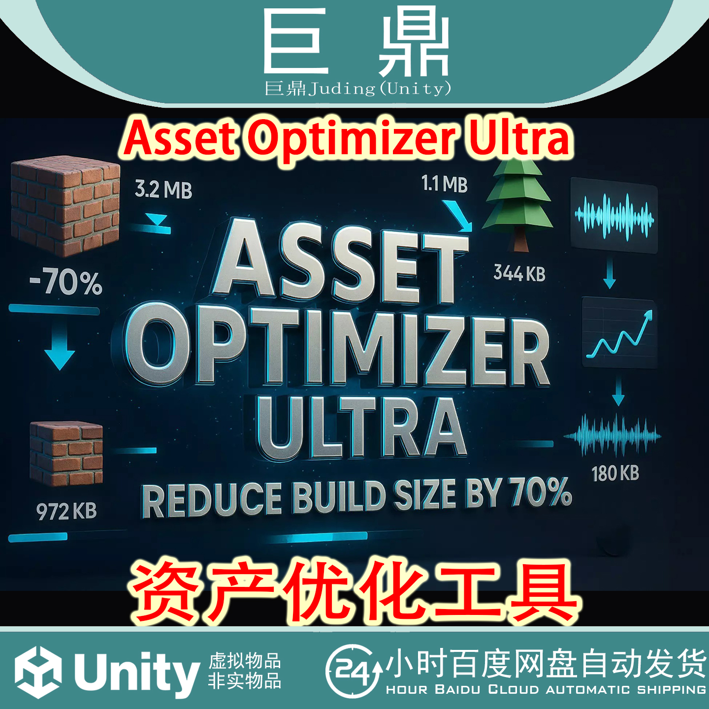 Unity  Asset Optimizer Ultra  1.0 资产优化工具
