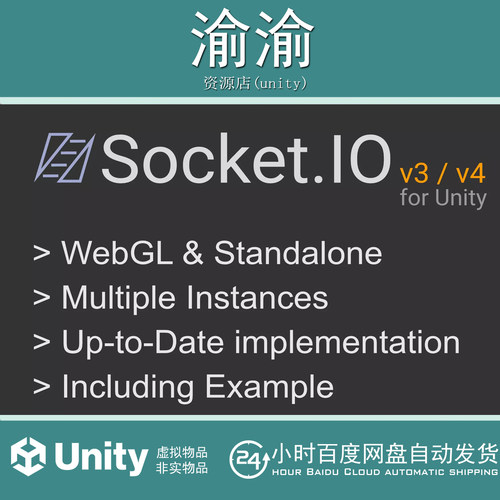 Unity Socket.IO V3 V4 Client Basic Standalone WebGL 1.6.3