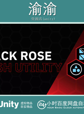 Unity Black Rose Mesh Utility 1.0.1 模型优化性能提升简化