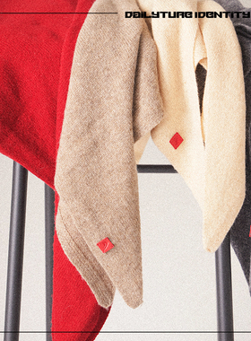 DID DAILY:Kyla 羊毛大号三角巾多色百搭保暖