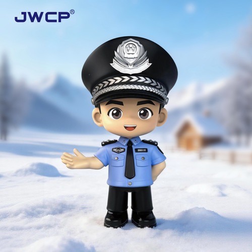 JWCP小安警官手办桌面摆件公仔