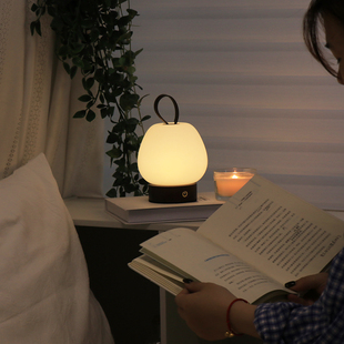 侘寂风台灯复古高级感创意中古卧室睡眠桌灯氛围灯床头灯