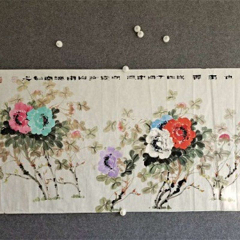 磁性书法毛毡墙强力磁铁书画垫磁力国画展示墙纸定制铁性吸磁