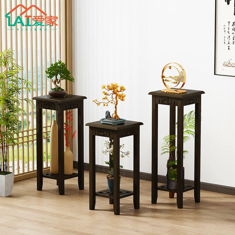 客厅架子阳台盆架非实木展示架落地式台