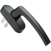 带盖型铝合金窗户把手平窗断桥外推门窗传动执手拉手外