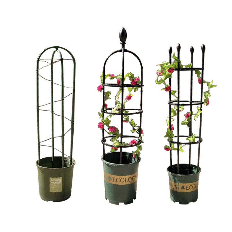 家用园艺爬藤花支架植物爬藤架月季铁线莲攀爬花架阳台支撑架