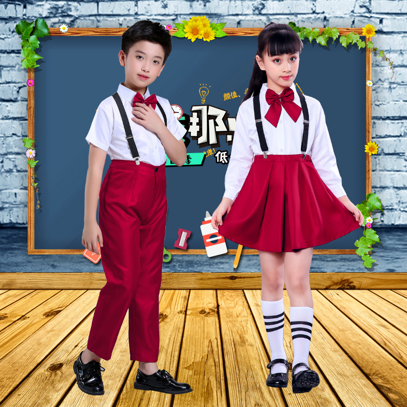 六一儿童大合唱服演出服女男童小学生幼儿合唱团诗歌朗诵表演服装