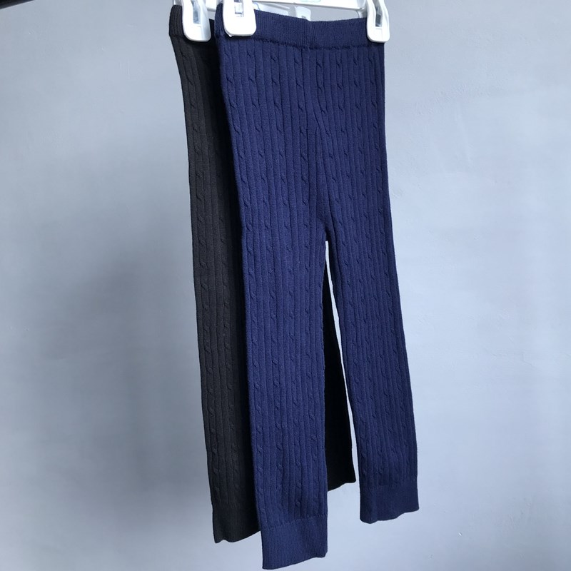 秋冬季童装女童小中大童品质弹力儿童毛线裤子长裤保暖纯棉打底裤