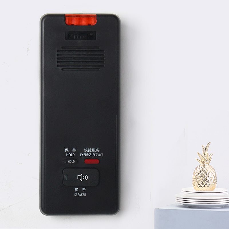 比特壁挂式电话机酒店浴室紧急呼叫电梯红色消防家用免提挂墙话机